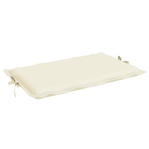 Hynde til liggestol 186x58x3 cm oxfordstof cremefarvet