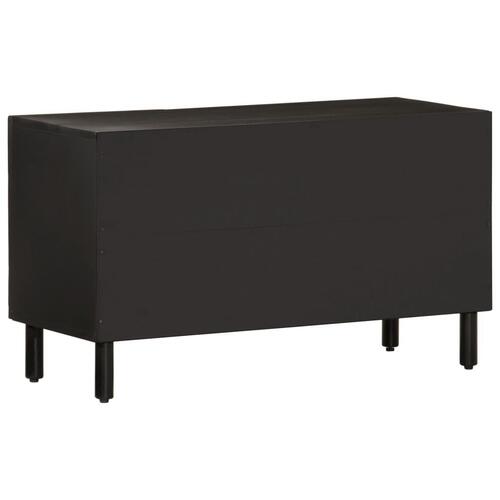 Tv-bord 80x31x46 cm massivt mangotræ sort