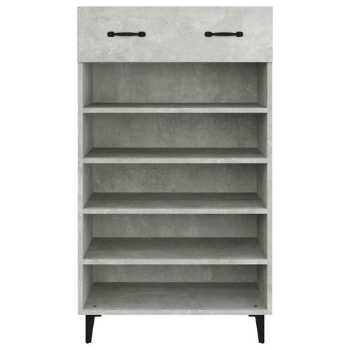 Skoreol 60x35x105 cm konstrueret træ betongrå