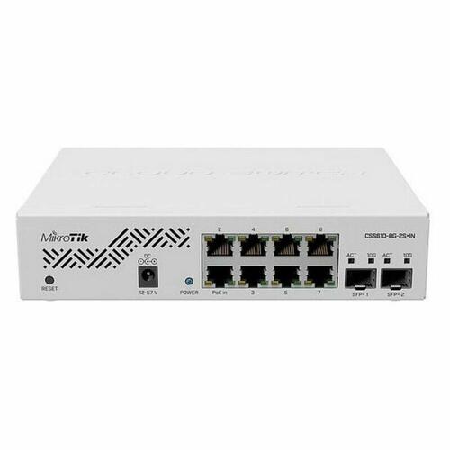 Switch til desktop Mikrotik CSS610-8G-2S+IN RJ45