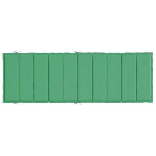 Hynde til liggestol 186x58x3 cm oxfordstof grøn