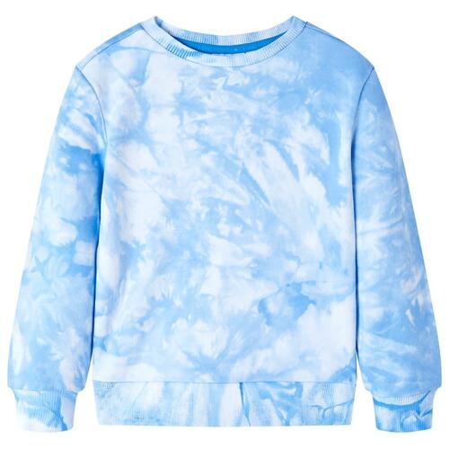 Sweatshirt til børn str. 116 lyseblå
