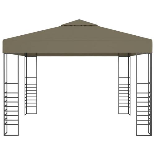 Havetelt 3x3 m 180 g/m² gråbrun