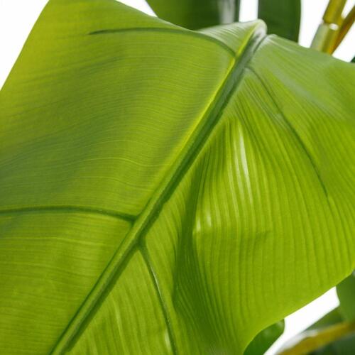 Dekorativ plante 103 x 95 x 200 cm Grøn PVC Bananplante