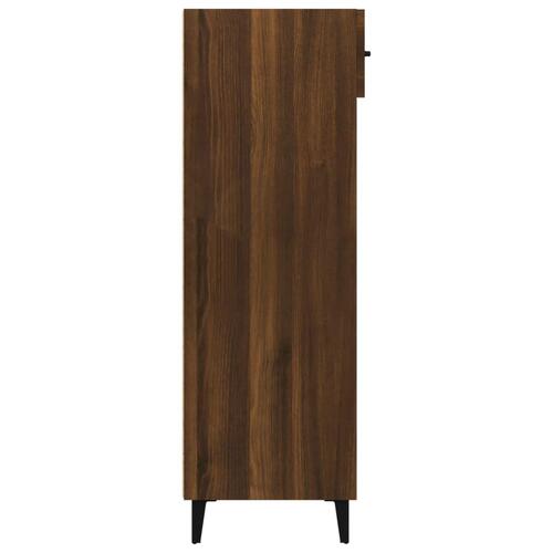 Skoreol 60x35x105 cm konstrueret træ brun egetræsfarve