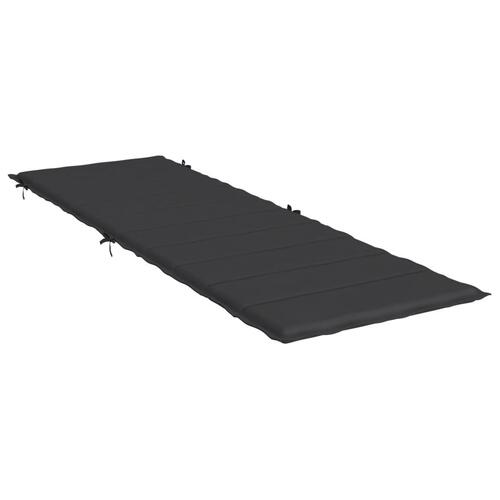 Hynde til liggestol 186x58x3 cm oxfordstof sort