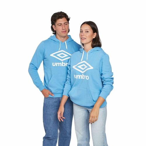 Hættetrøje til Mænd Umbro LOGO 65835U LBY Blå M