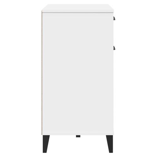 Skænk VIKEN 80x40x80 cm konstrueret træ hvid