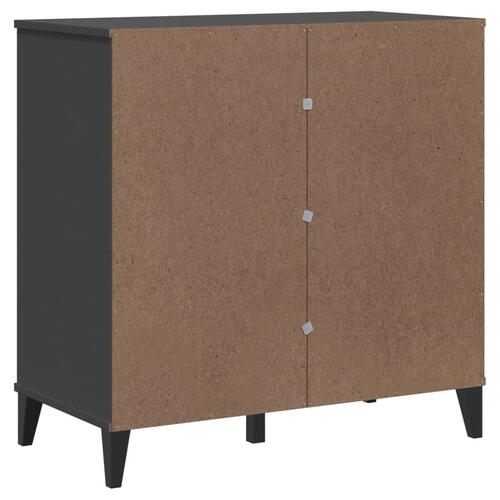 Skænk VIKEN 80x40x80 cm konstrueret træ antracitgrå