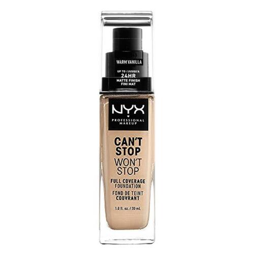 Flydende makeup foundation Can't Stop Won't Stop NYX (30 ml) (30 ml) walnut 30 ml