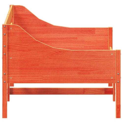 Daybed 75x190 cm massivt fyrretræ gyldenbrun