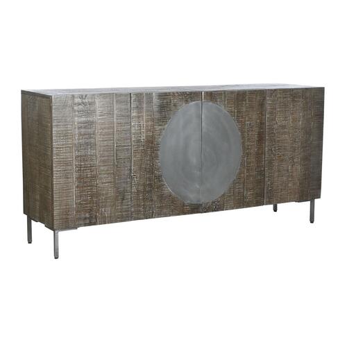 Skænk Mørkebrun Mørkegrå 180 x 40 x 80 cm