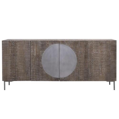 Skænk Mørkebrun Mørkegrå 180 x 40 x 80 cm