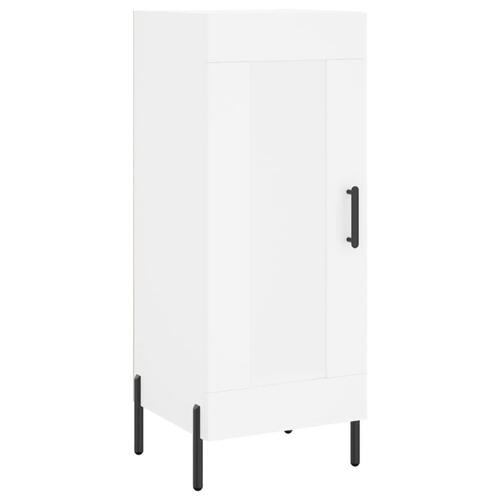 Skab 34,5x34x180 cm konstrueret træ hvid