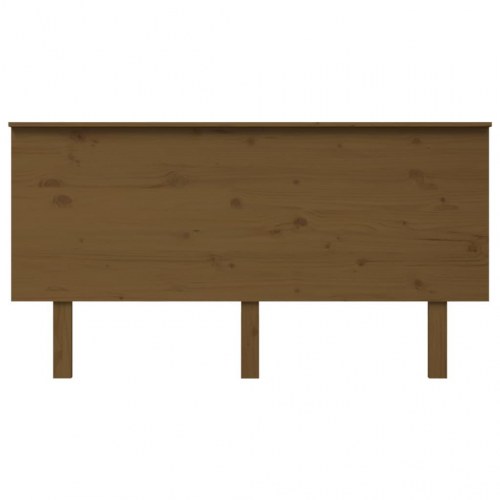 Sengegærde 154x6x82,5 cm massivt fyrretræ gyldenbrun