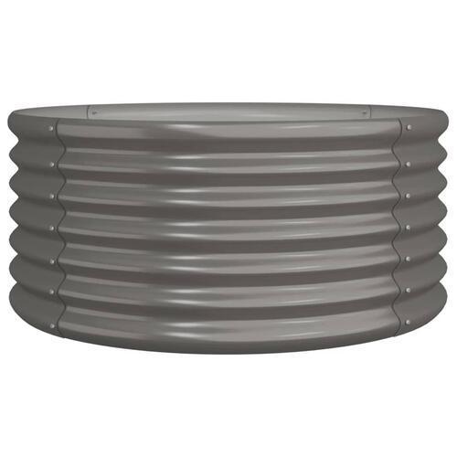Plantekrukke 80x80x36 cm pulverlakeret stål grå