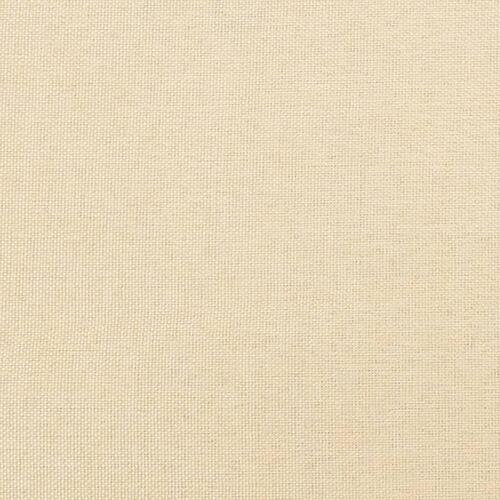 Fodskammel 45x29,5x35 cm stof cremefarvet