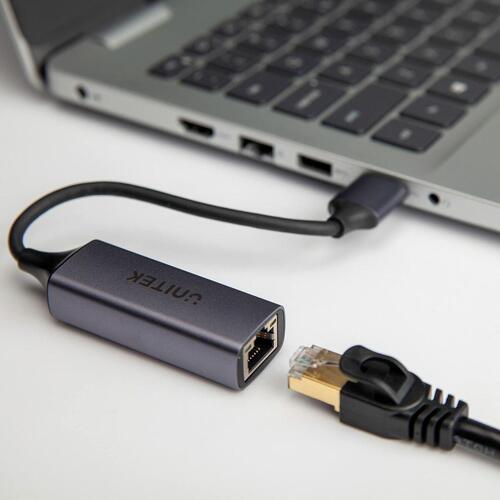 Unitek U1312A USB‑C til Ethernet adapter - 50 cm