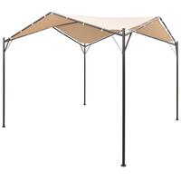 Pavillon 4 x 4 m stål beige