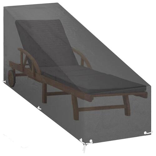 Overtræk til liggestole 2 stk. 200x65x35/60 cm polyethylen