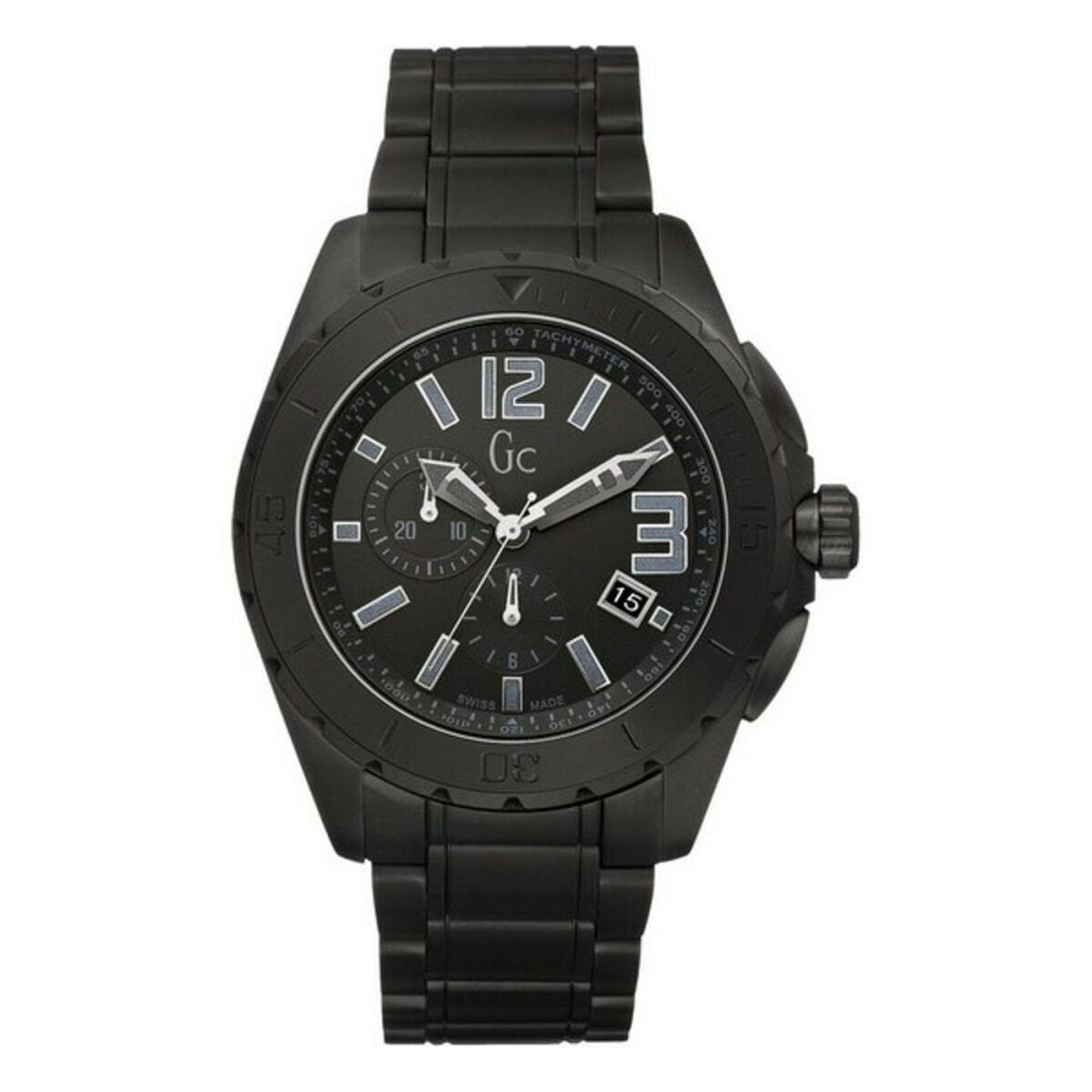 Herreur til mænd Guess Sport Class XXL Black Out 45 mm