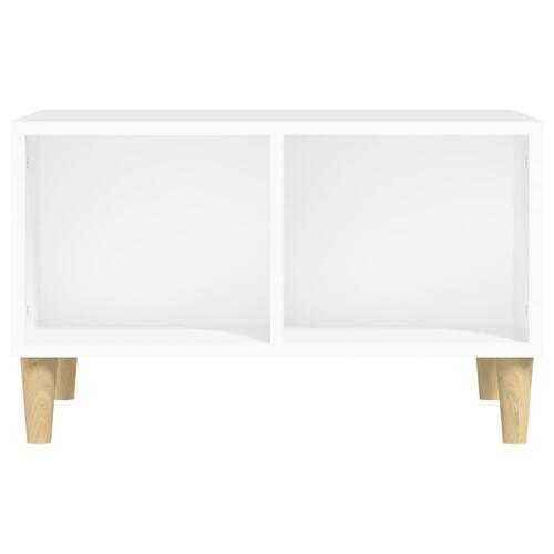 Sofabord 60x50x36,5 cm konstrueret træ hvid