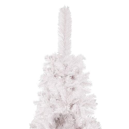 Smalt juletræ 120 cm hvid