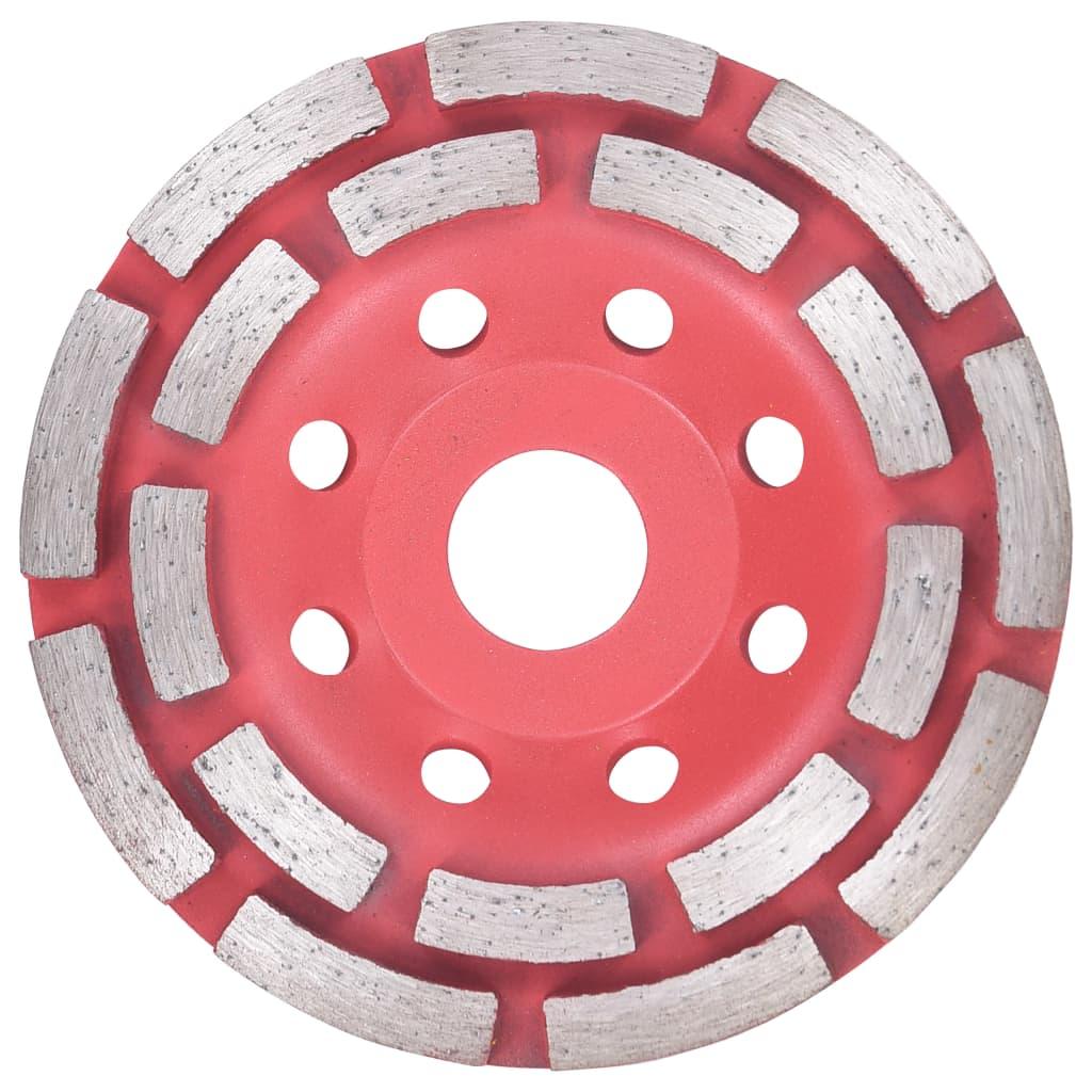 Diamantslibehjul med dobbeltrække 115 mm