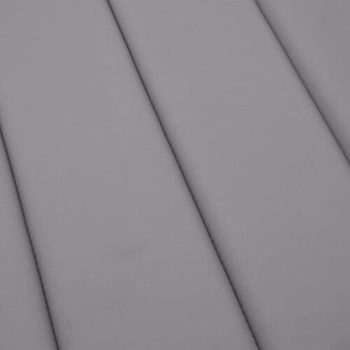 Hynde til dækstol 186x58x3 cm oxfordstof grå