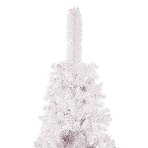 Smalt juletræ 150 cm hvid
