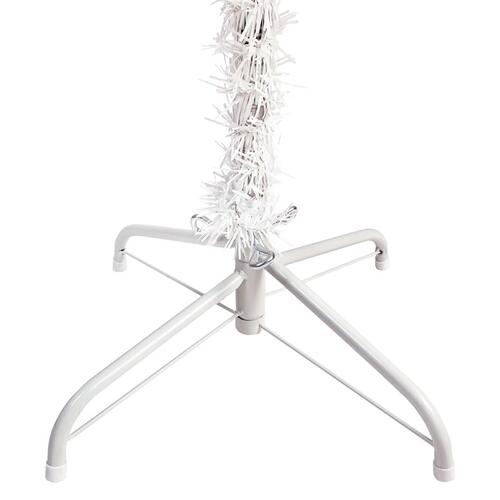 Smalt juletræ 150 cm hvid