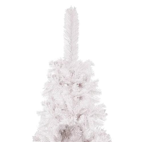 Smalt juletræ 180 cm hvid