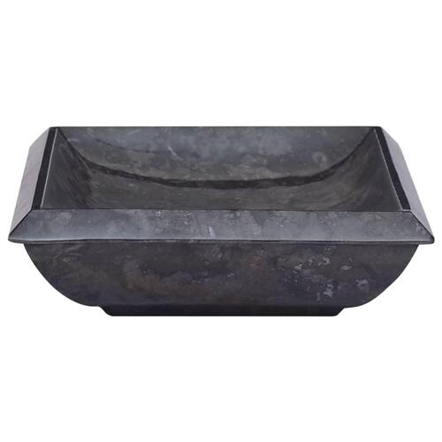 Håndvask 50x35x10 cm marmor sort