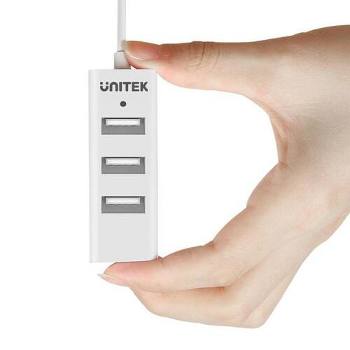 3-Port USB Hub Unitek Y-2146 Hvid