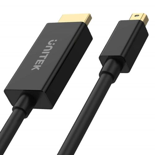 Mini Display Port til HDMI adapter Unitek V1152A Sort 2 m