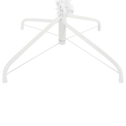 Smalt juletræ 210 cm hvid