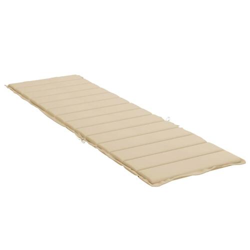 Hynde til liggestol 200x50x3 oxfordstof beige
