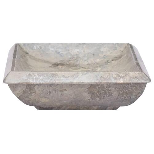 Håndvask 50x35x10 cm marmor grå
