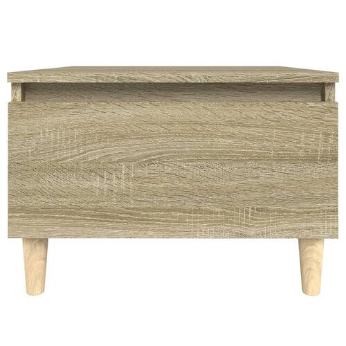 Sidebord 50x46x35 cm konstrueret træ sonoma-eg