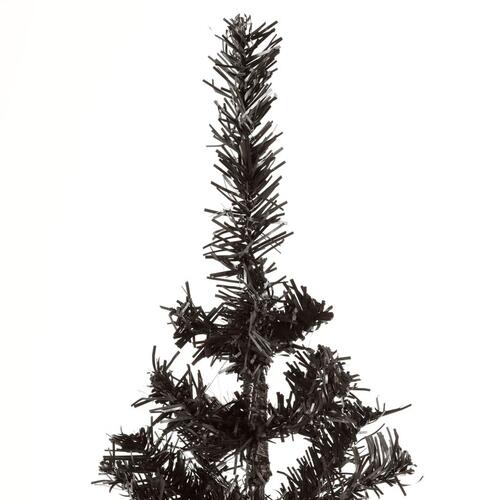 Smalt juletræ 120 cm sort