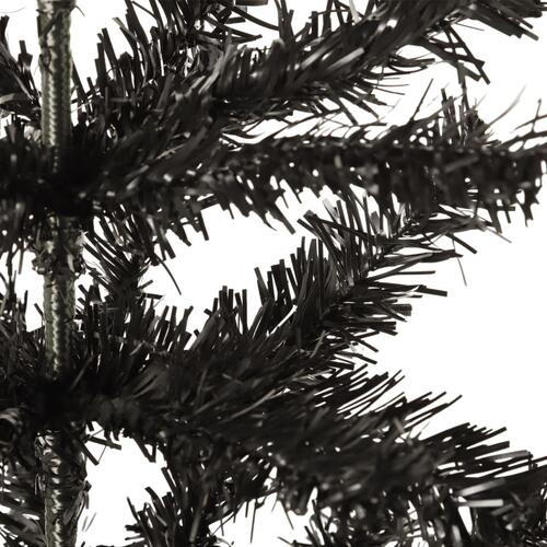 Smalt juletræ 120 cm sort