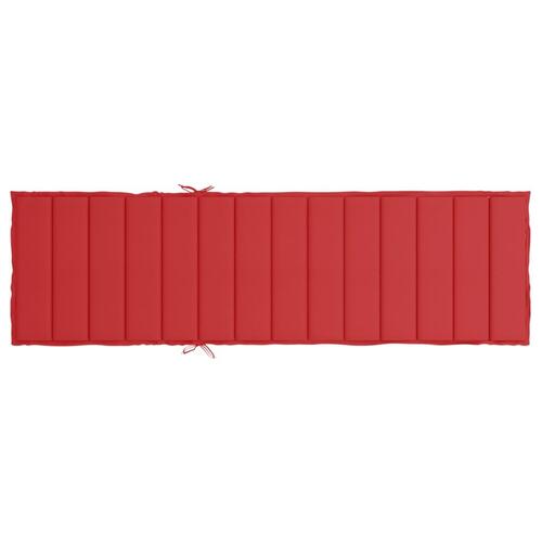 Hynde til liggestol 200x50x3 cm oxfordstof rød