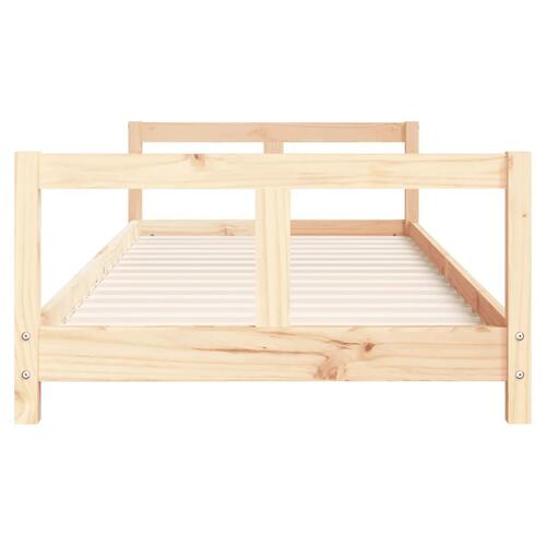 Sengeramme til juniorseng 80x200 cm massivt fyrretræ