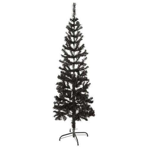 Smalt juletræ 150 cm sort