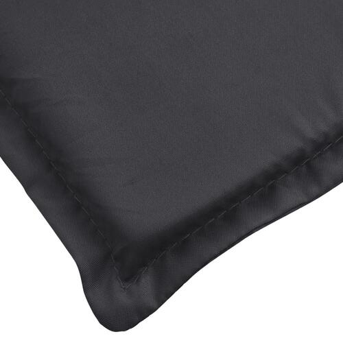 Hynde til liggestol 200x50x3 cm oxfordstof sort