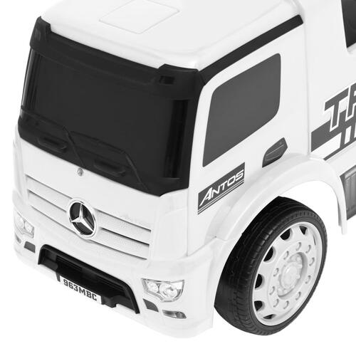 Gåbil Mercedes-Benz lastbil hvid