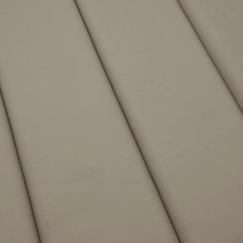 Hynde til liggestol 200x50x3 cm oxfordstof gråbrun