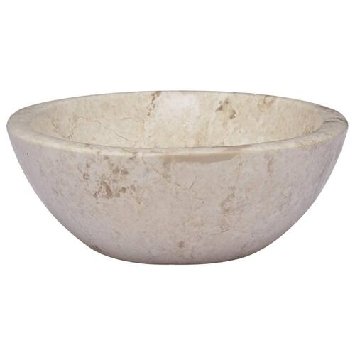 Håndvask 53x40x15 cm marmor cremefarvet