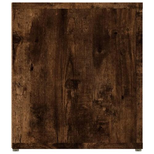 Tv-skabe 2 stk. 80x31,5x36 cm konstrueret træ røget egetræ
