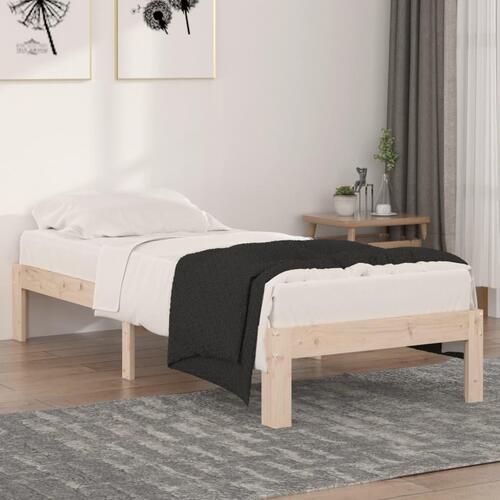 Sengeramme 75x190 cm massivt træ